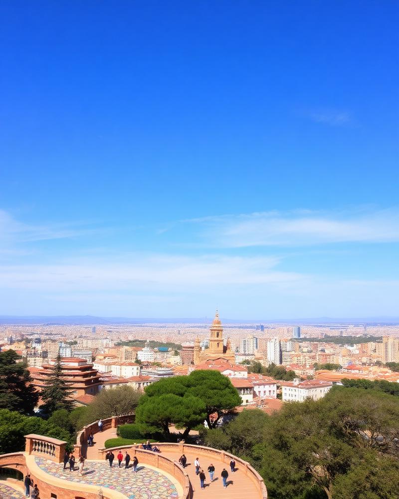 Taxi rides to Park Güell, Barcelona